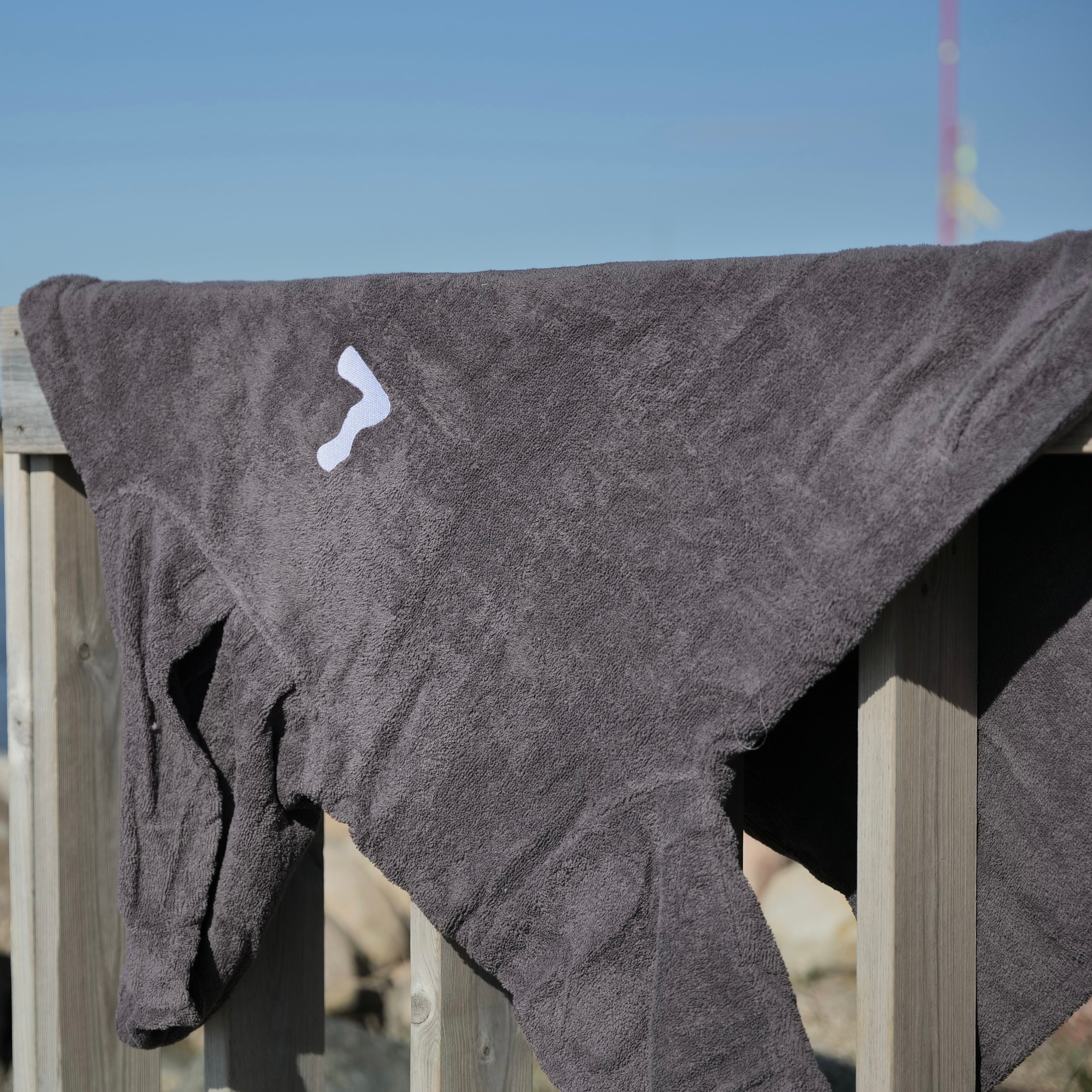 Poncho voksen - Dusty Grey