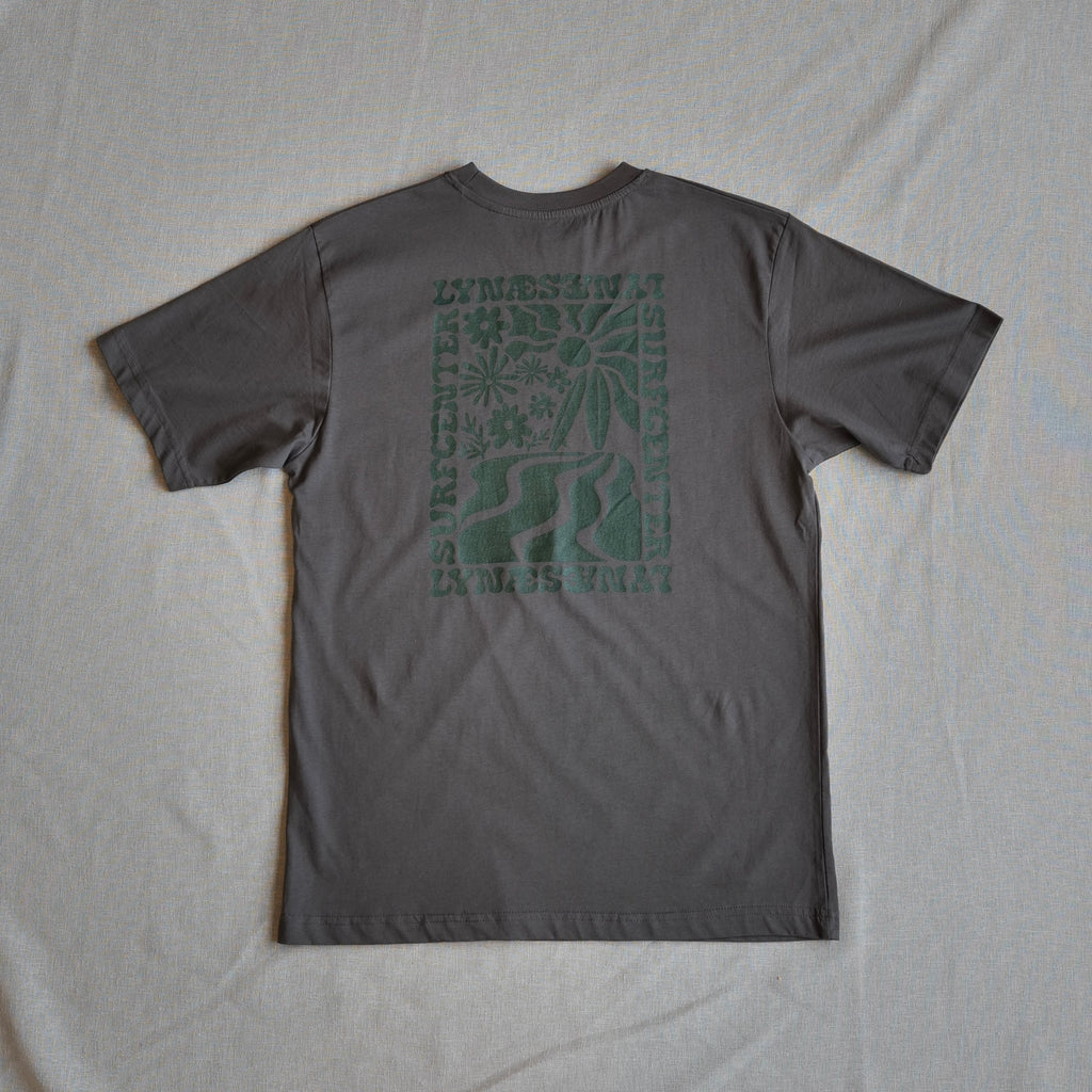 Summer View T-shirt 3.0 - Ash / Mørke Grøn