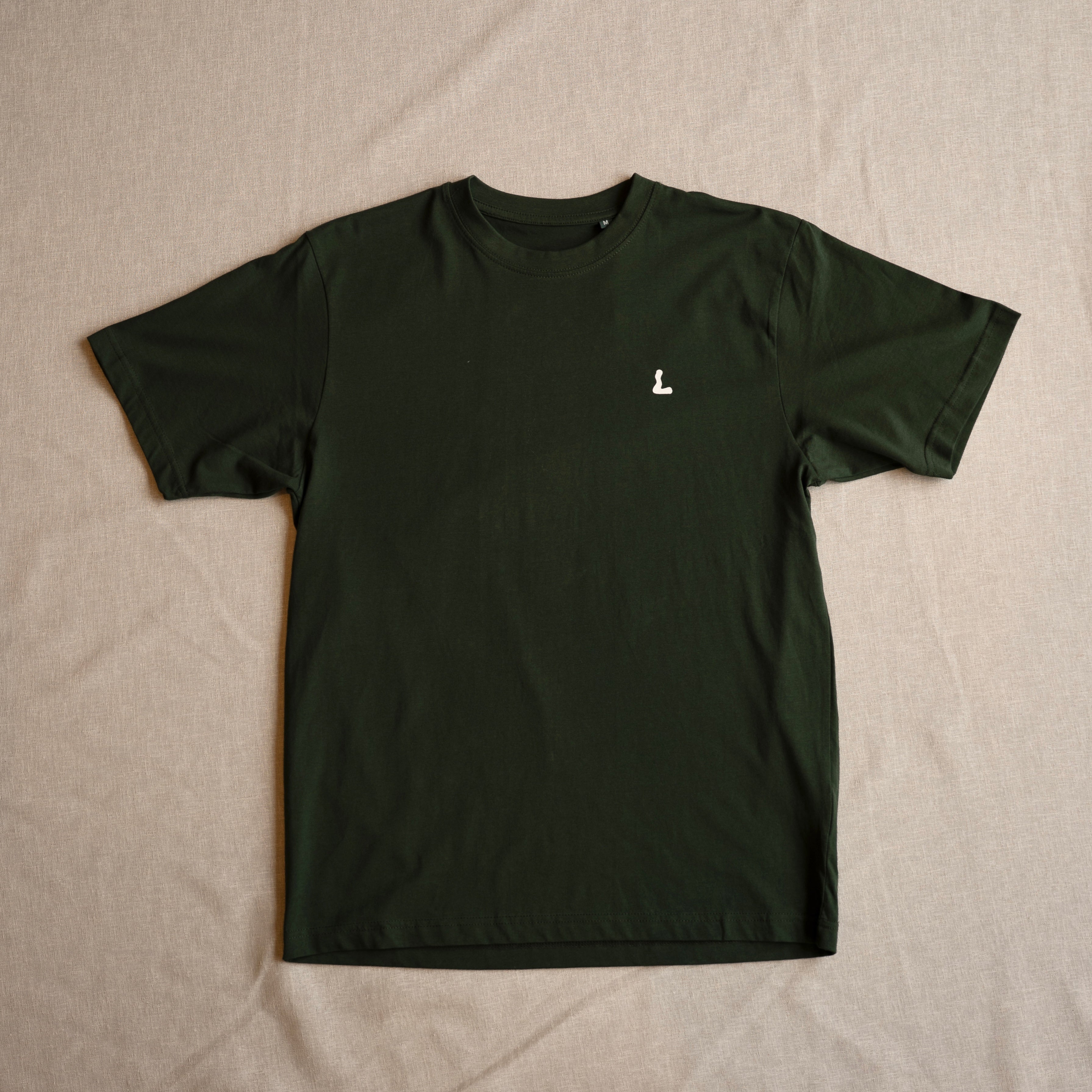 Summer View T-shirt 3.0 - Bottle Green / Hvid