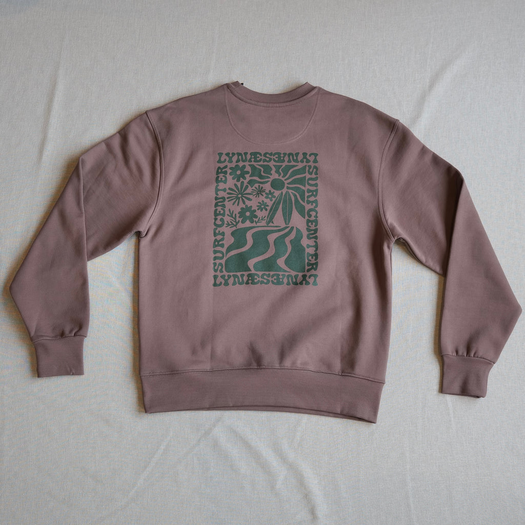 Summer View Sweatshirt 3.0 - Mocha / Mørke Grøn