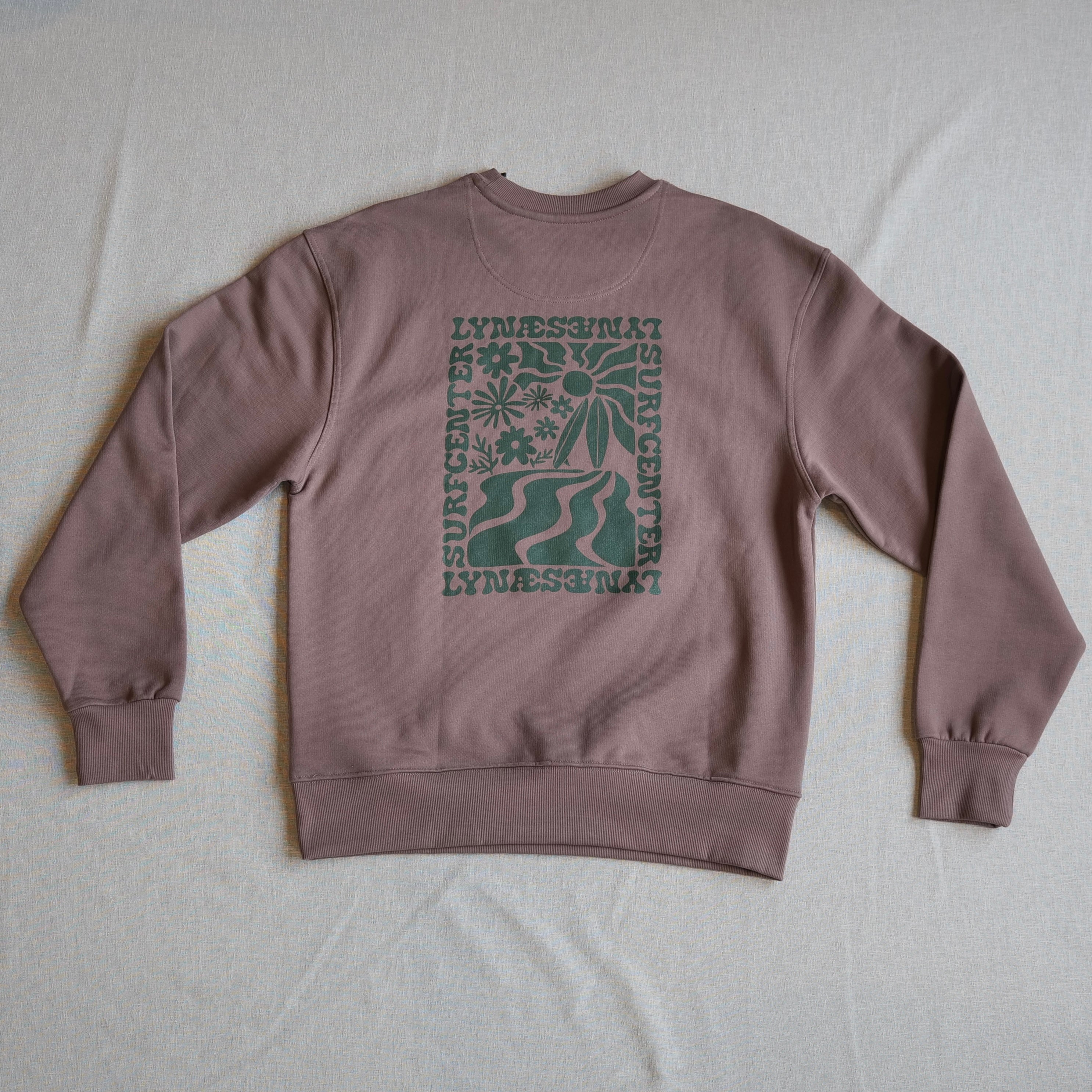 Summer View Sweatshirt 3.0 - Mocha / Mørke Grøn