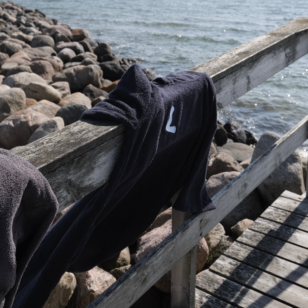 Poncho voksen - Navy