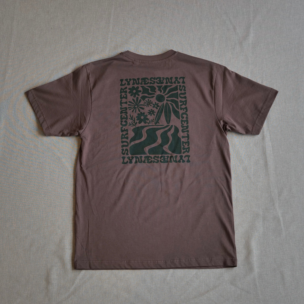 Summer View T-shirt 3.0 - Mocha / Mørke Grøn