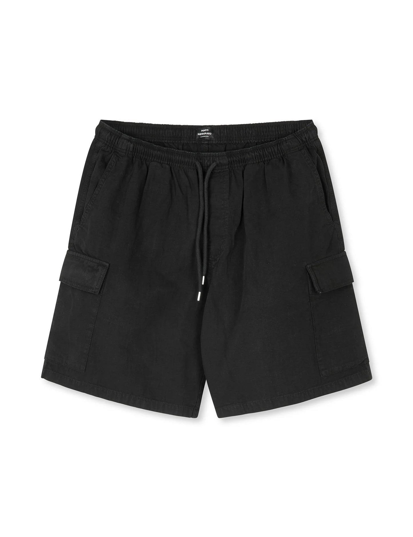 Cotton Ripstop Cargo Shorts Black