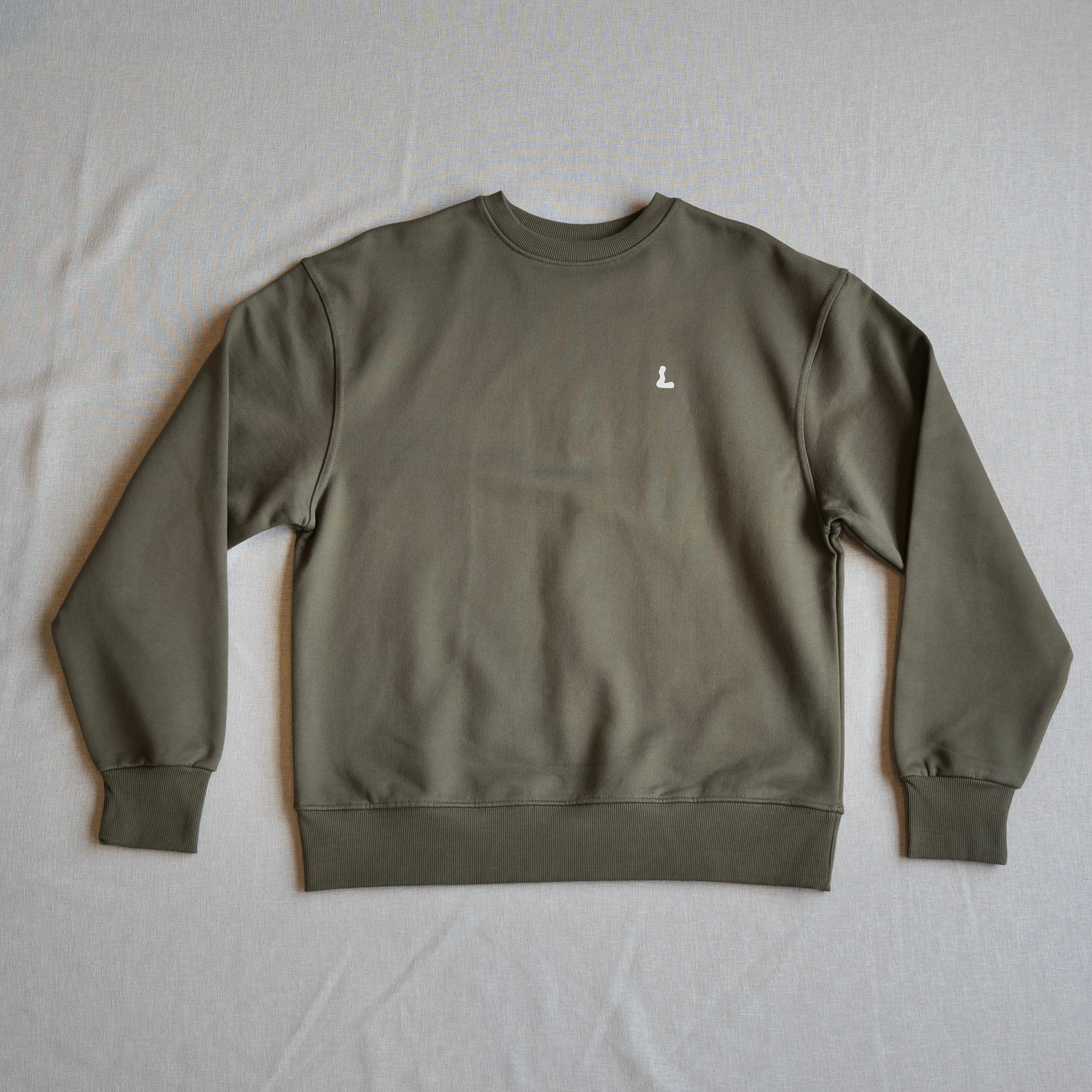 Summer View Sweatshirt 3.0 - New Army / Hvid