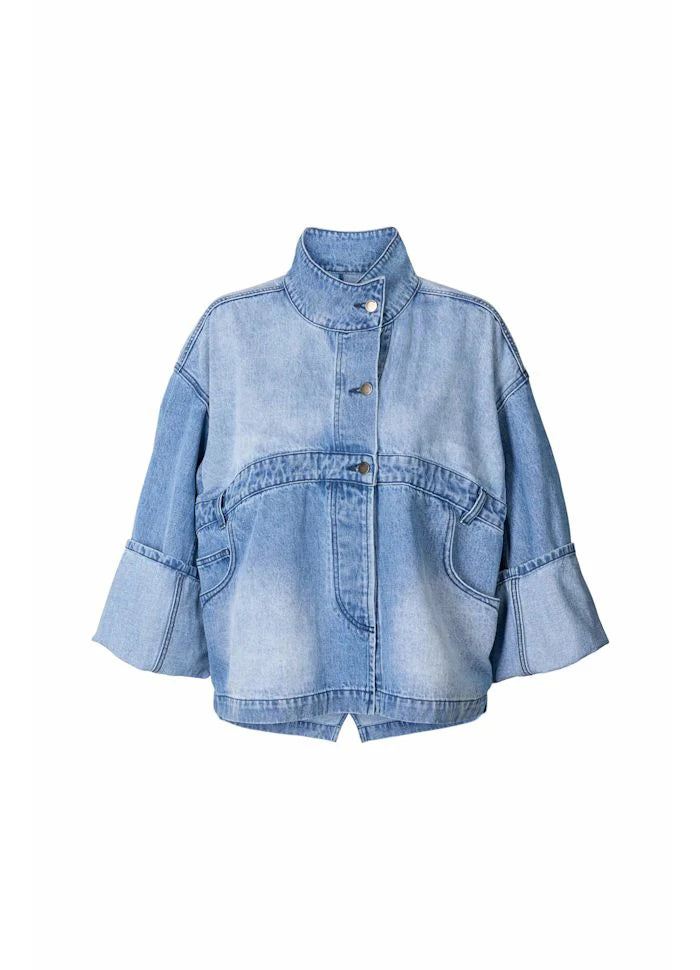 Denim jacket - Donela Light washed denim
