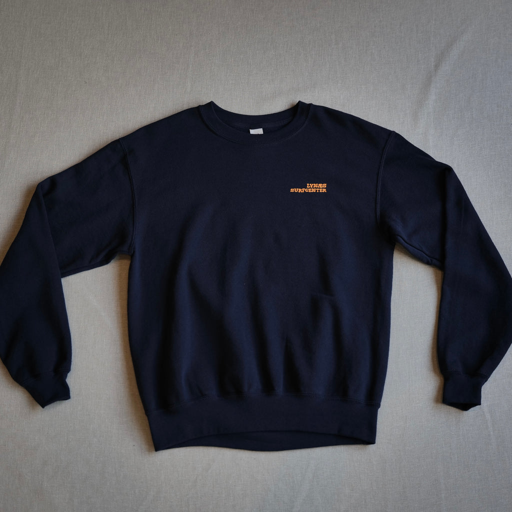 Summer View Crewneck - Navy / Orange