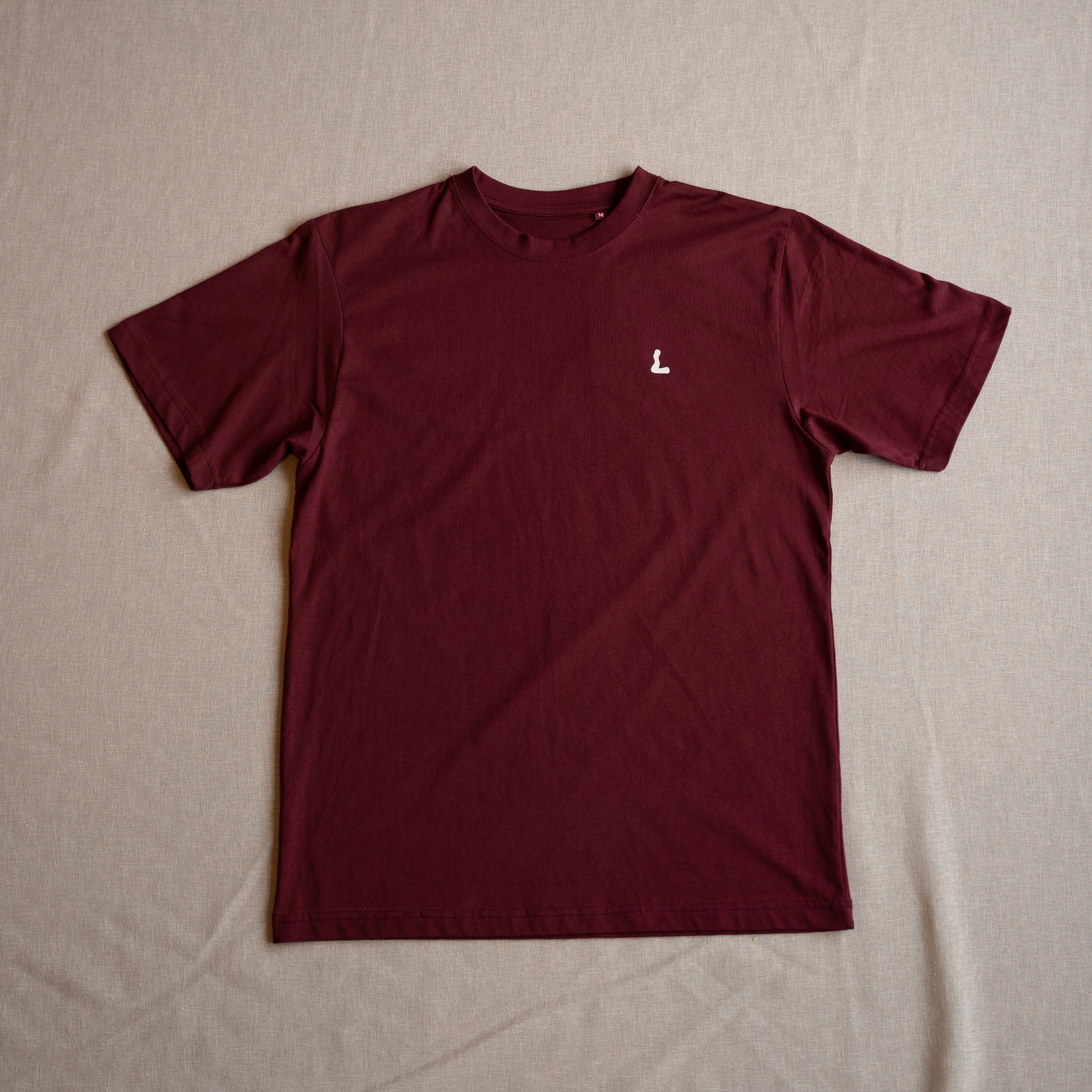 Summer View T-shirt 3.0 - Burgundy / hvid