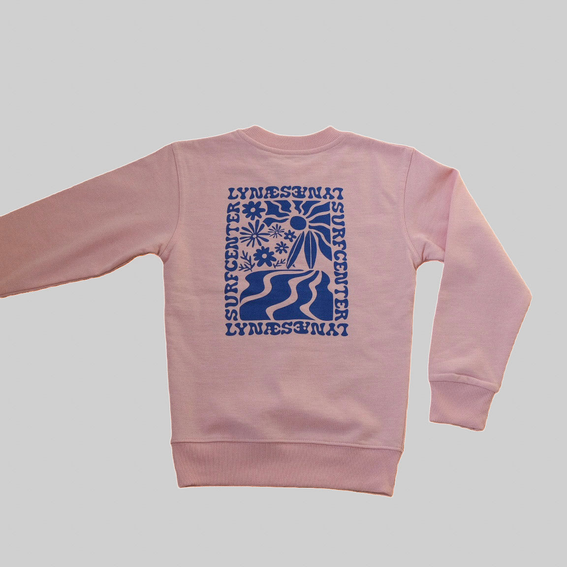 Summerview Sweatshirt Kids - Rose / Mørkeblå
