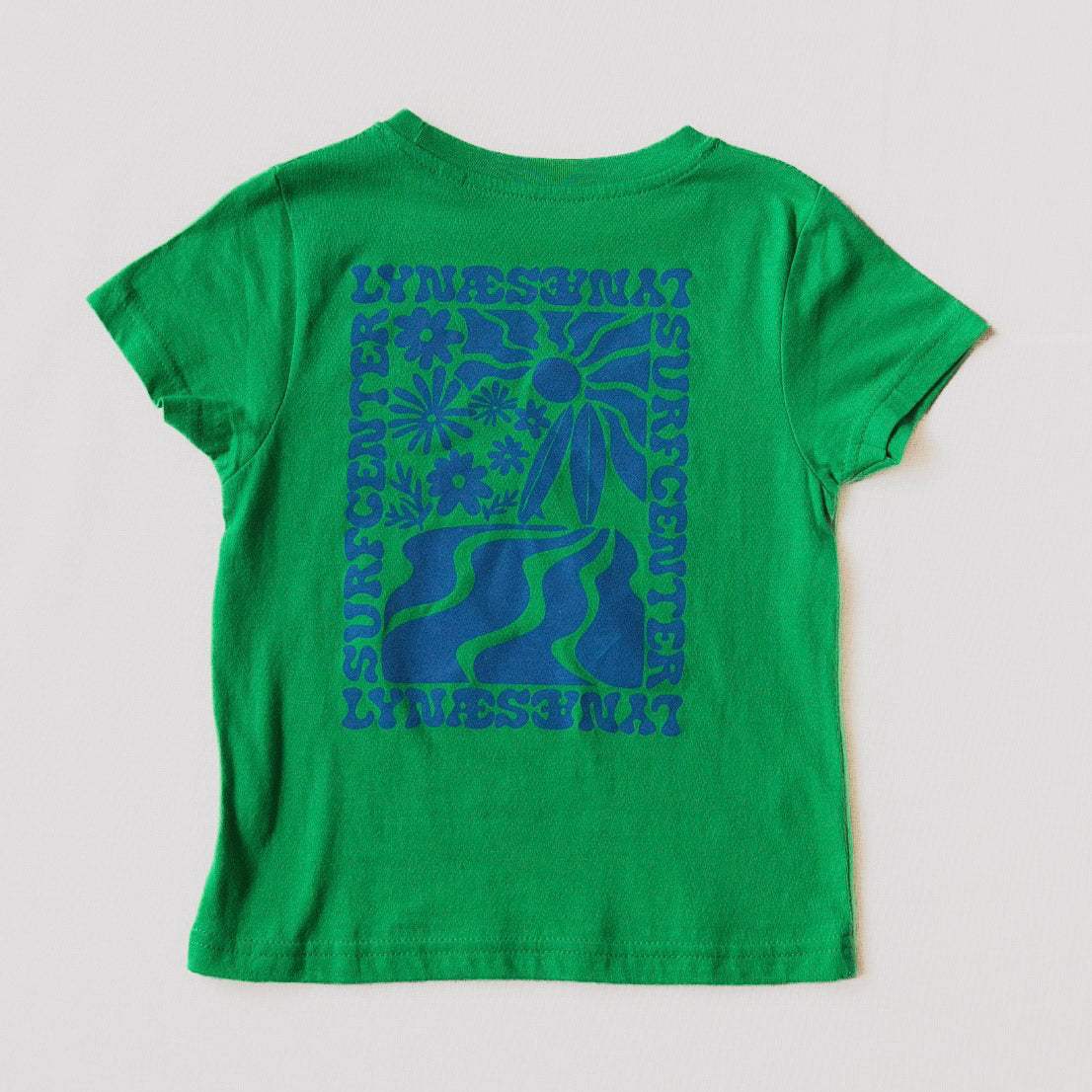 Summer View Kids T-shirt - Grøn / Blå