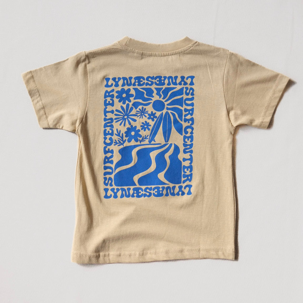 Summer View Kids T-shirt - Sand / Blå