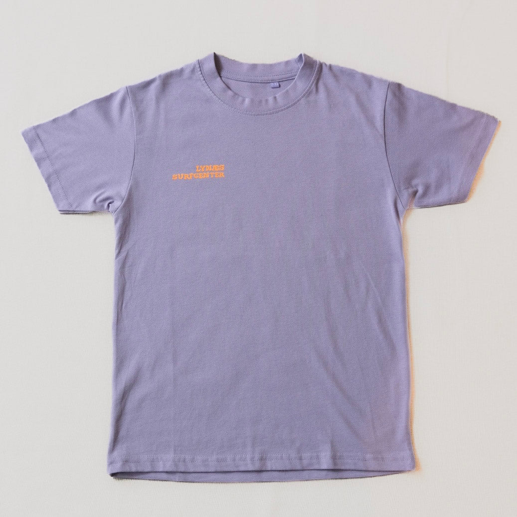 Summer View Kids T-shirt - Lilla / Orange