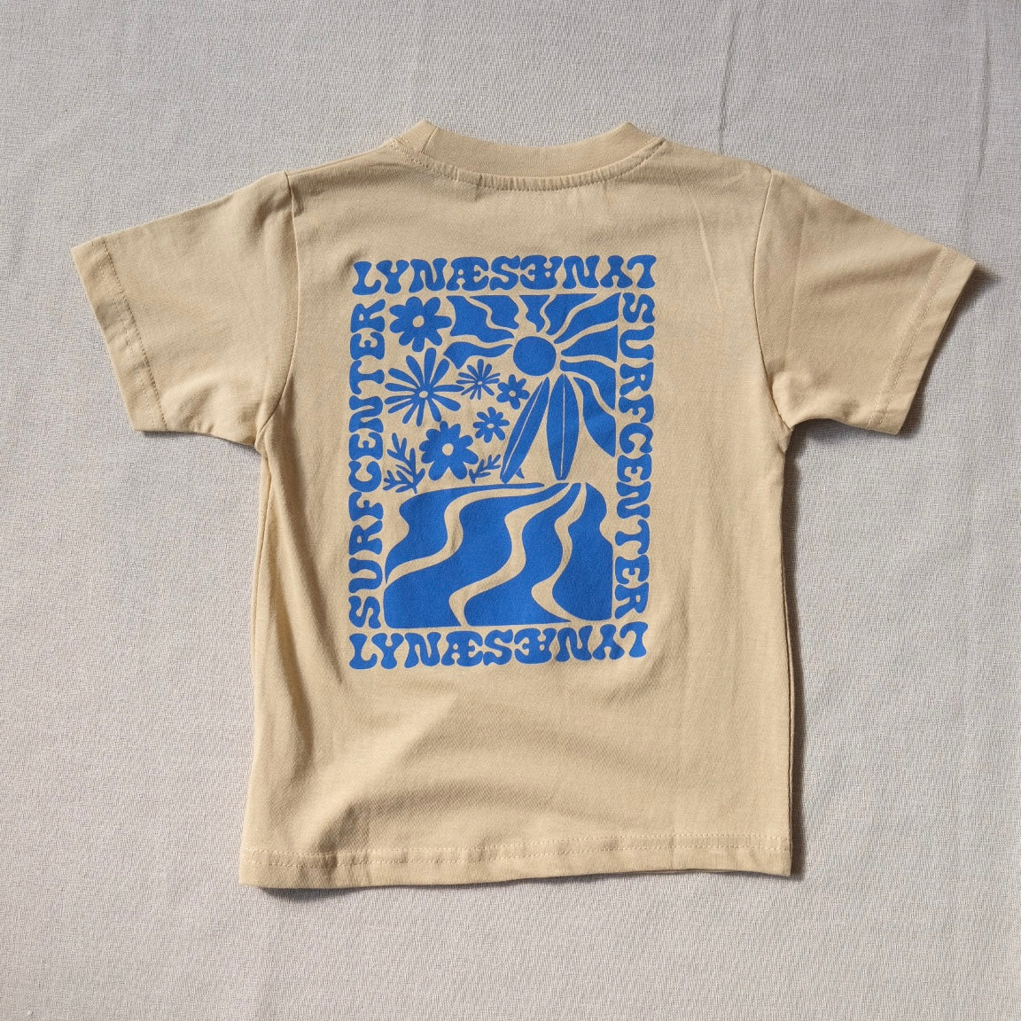 Summer View Kids T-shirt - Sand / Blå