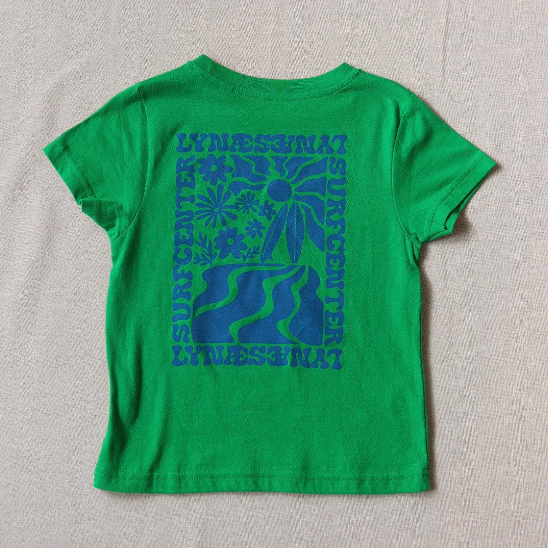 Summer View Kids T-shirt - Grøn / Blå