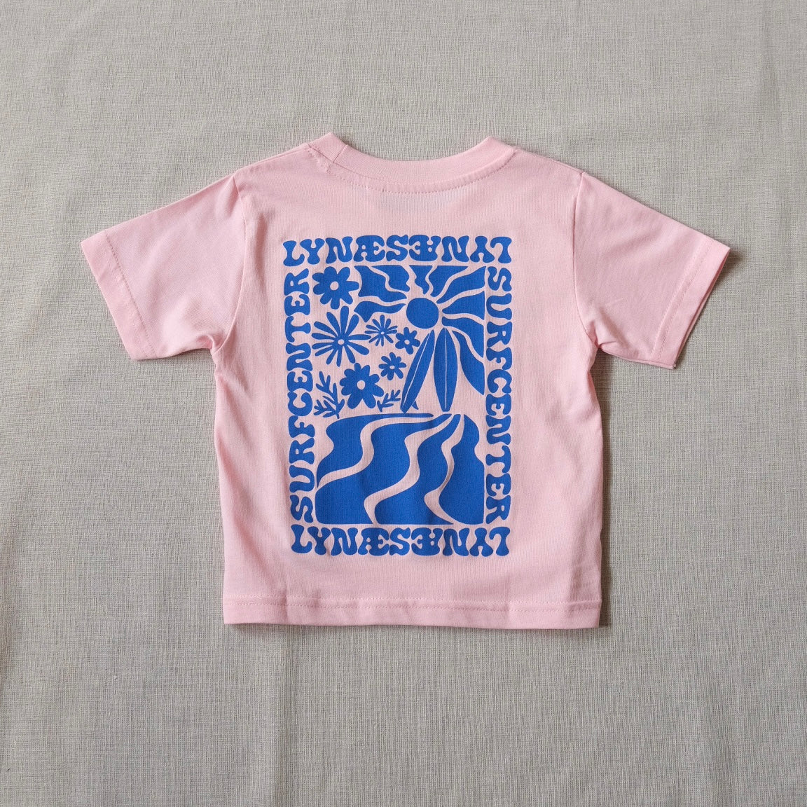 Summer View Kids T-shirt - Lyserød / Blå