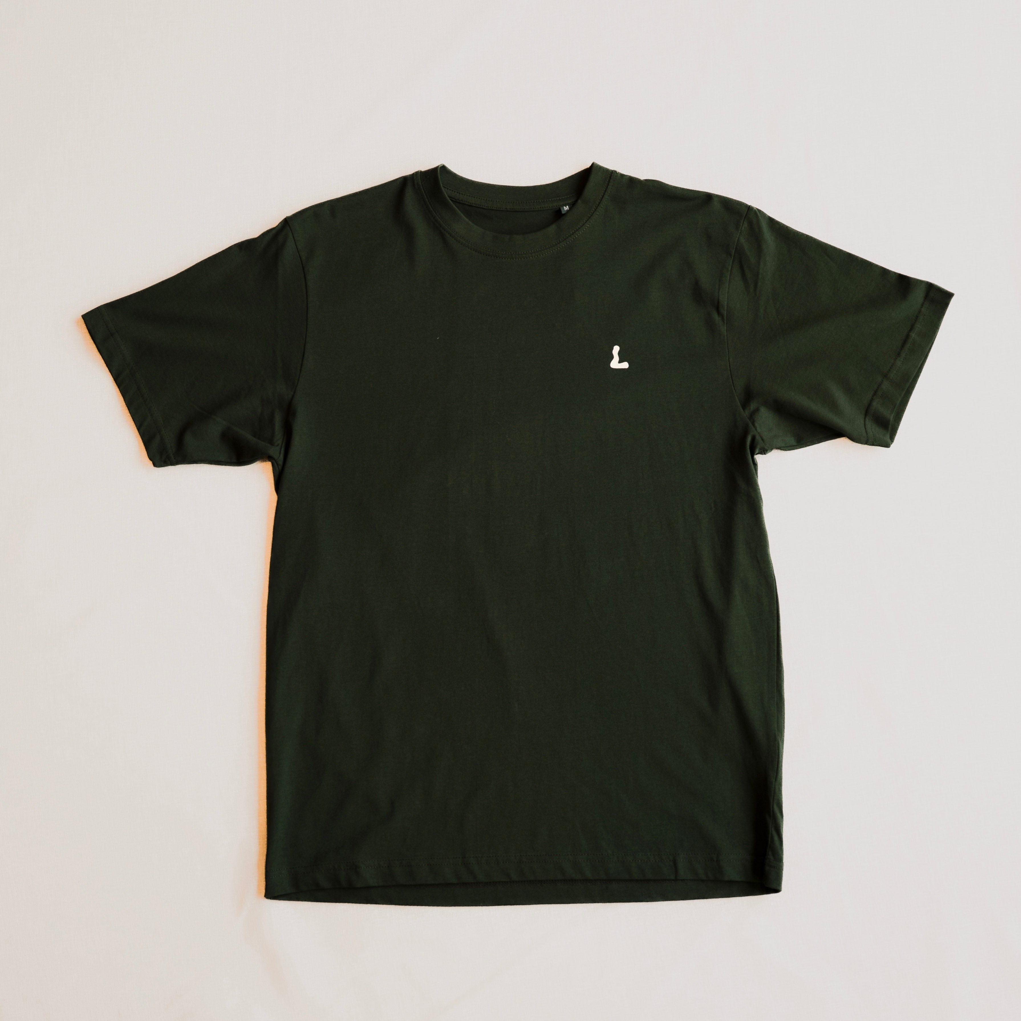 Summer View T-shirt 3.0 - Bottle Green / Hvid