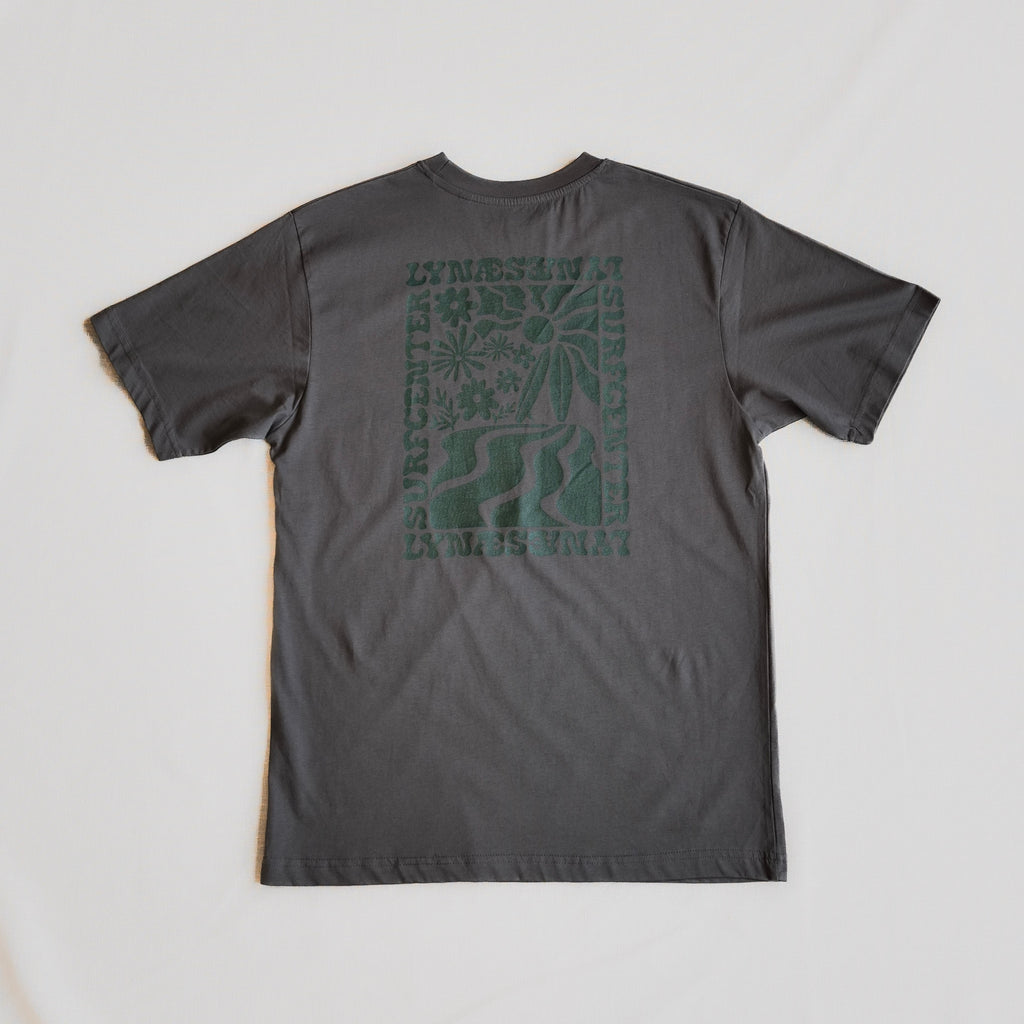 Summer View T-shirt 3.0 - Ash / Mørke Grøn