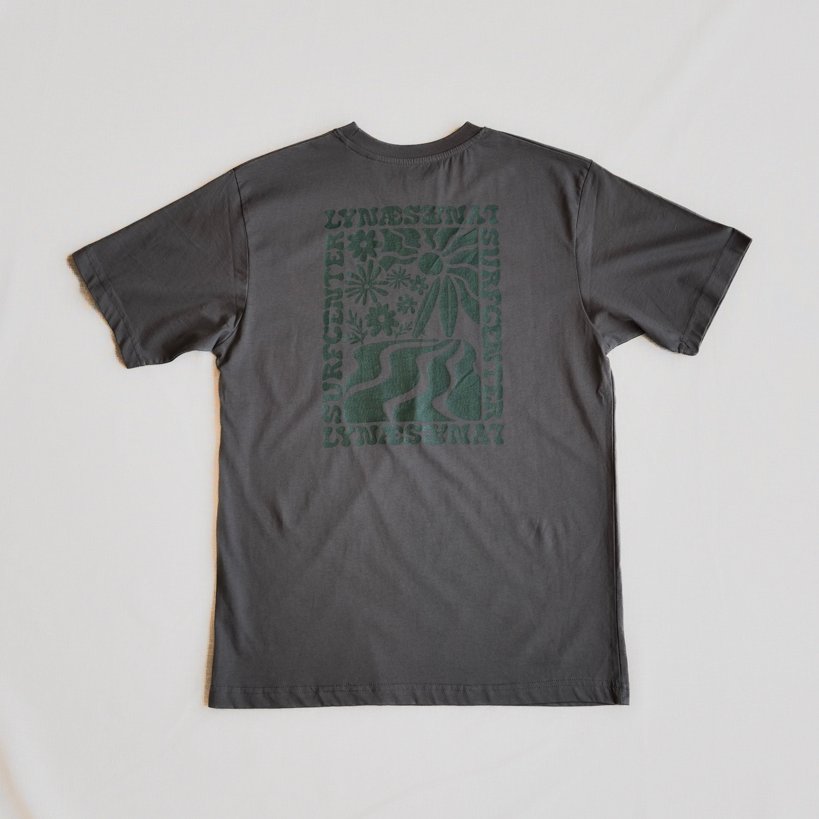 Summer View T-shirt 3.0 - Ash / Mørke Grøn