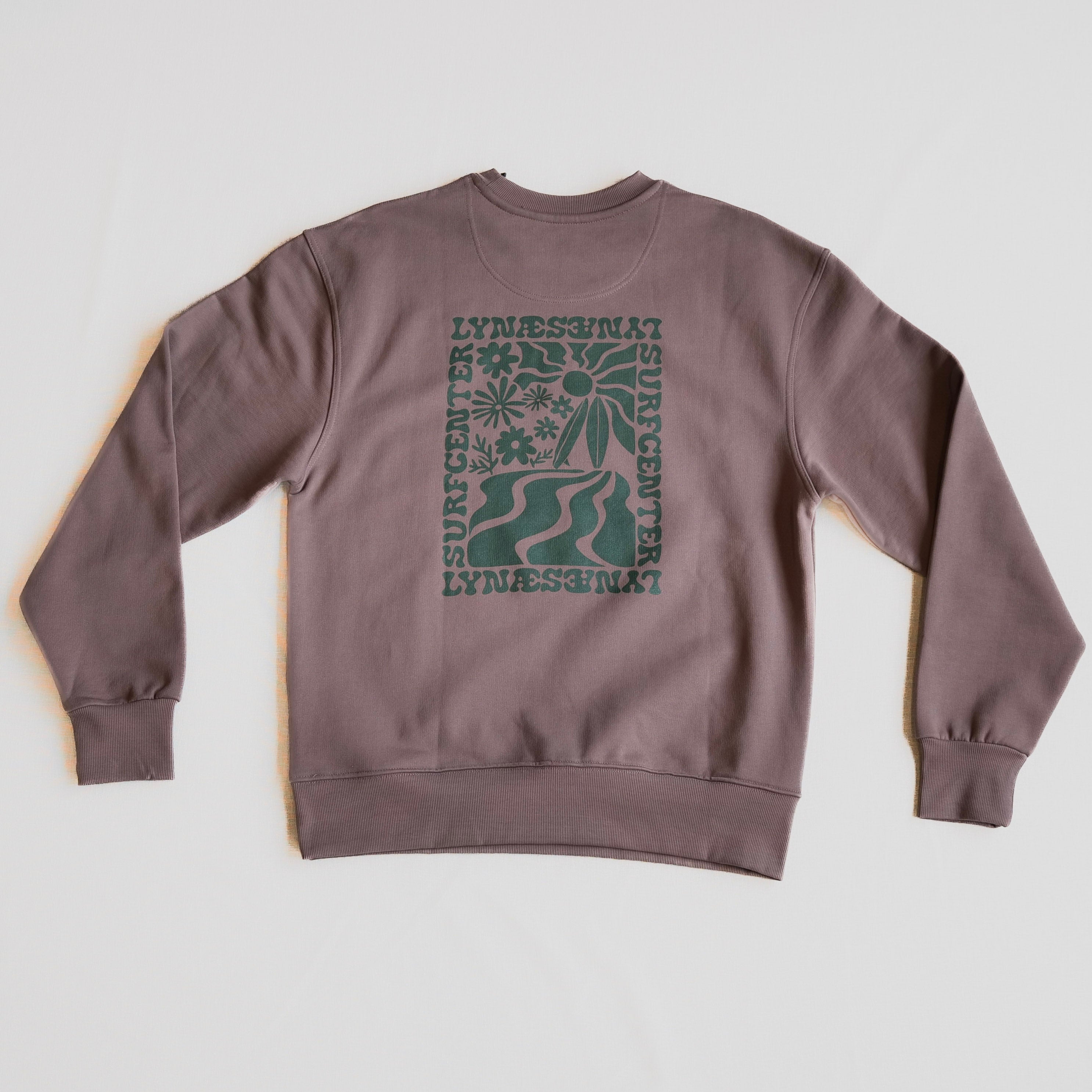 Summer View Sweatshirt 3.0 - Mocha / Mørke Grøn