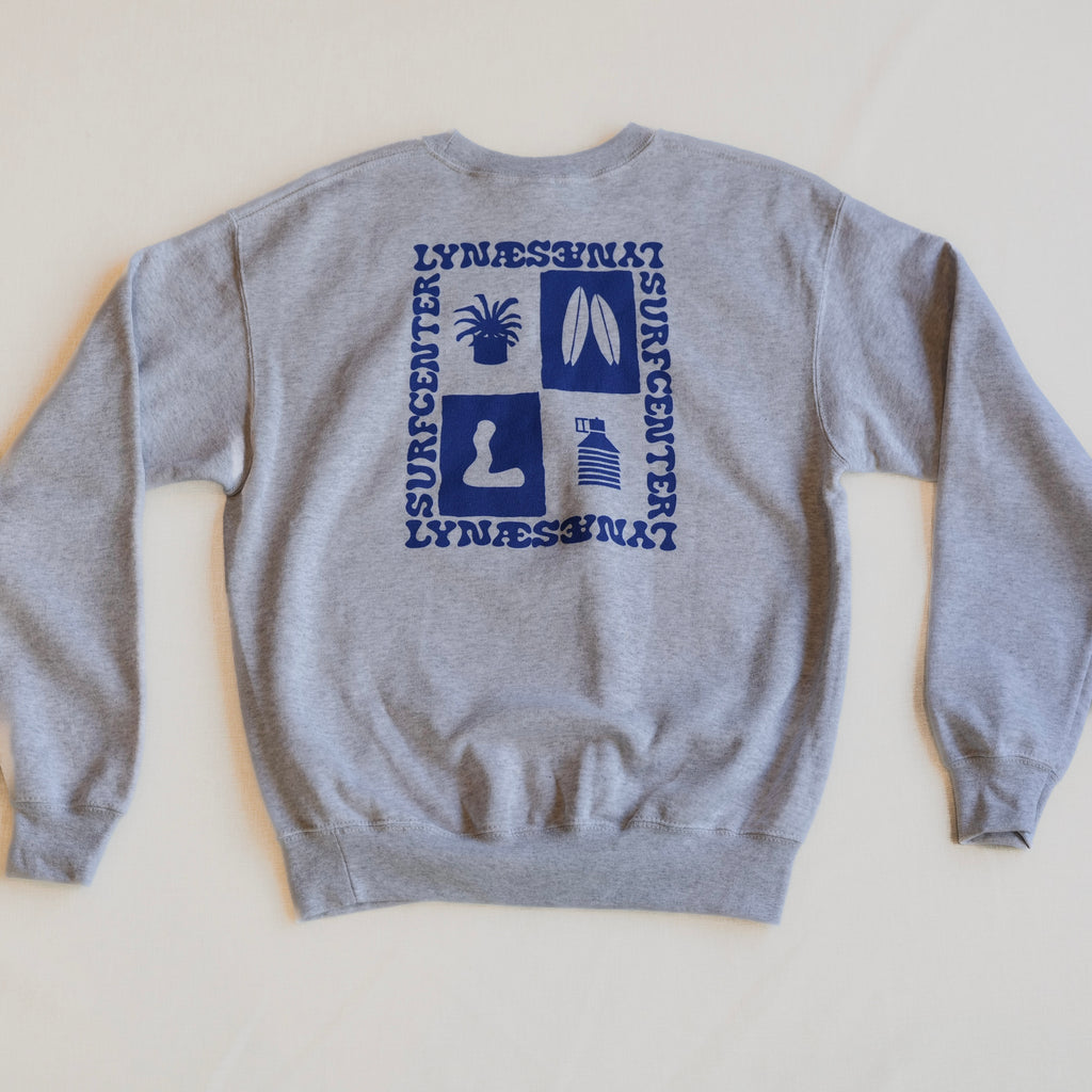 Summer View Crewneck 2.0 - Grå / Blå