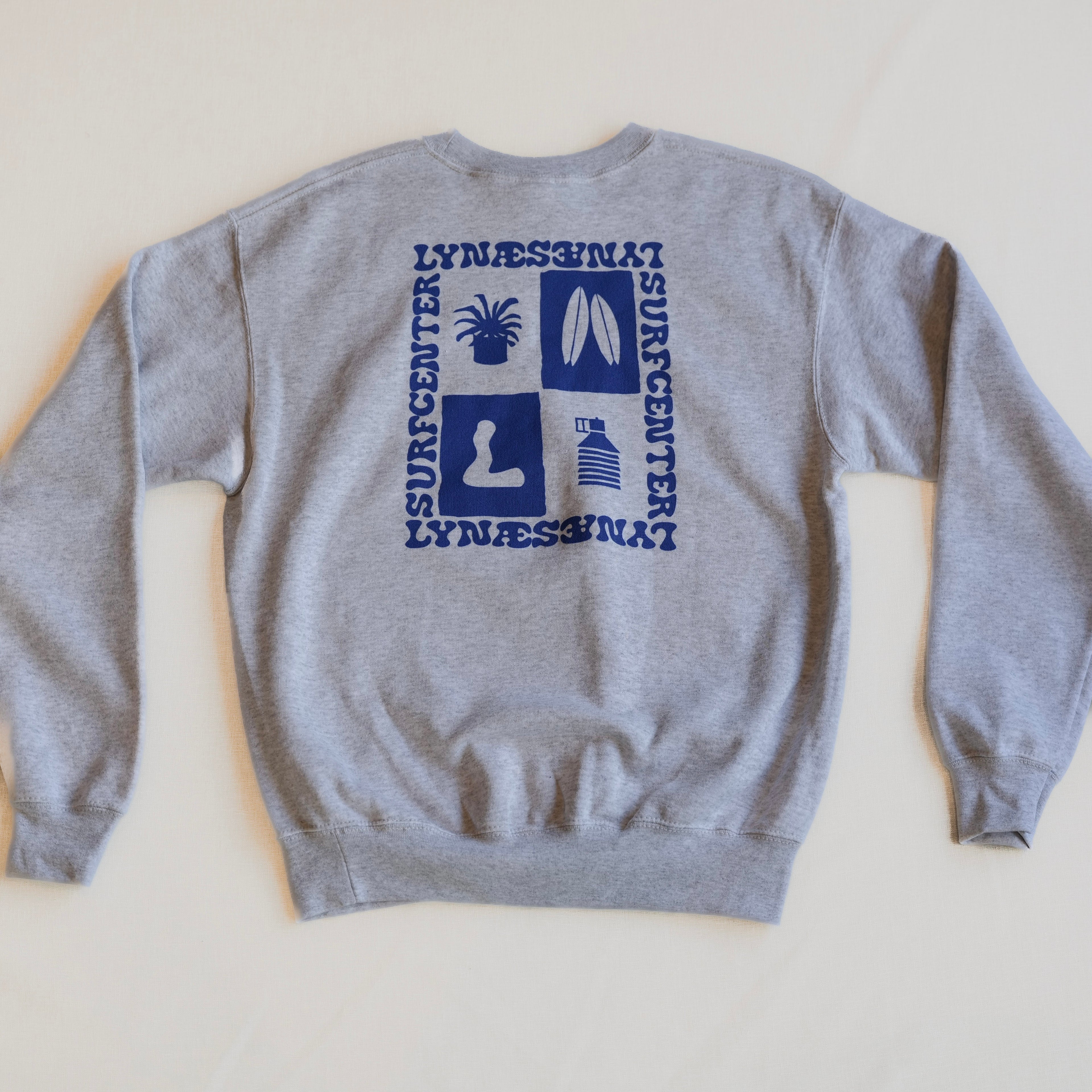 Summer View Crewneck 2.0 - Grå / Blå