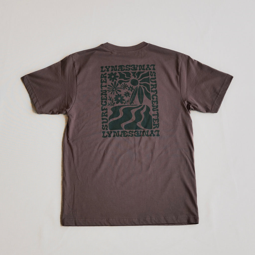 Summer View T-shirt 3.0 - Mocha / Mørke Grøn