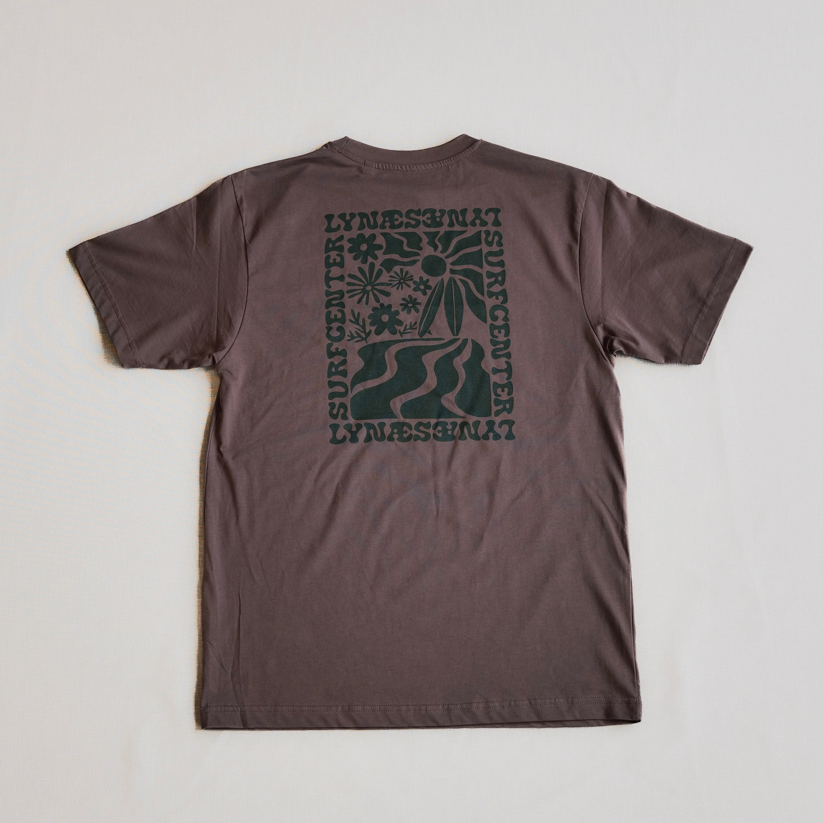 Summer View T-shirt 3.0 - Mocha / Mørke Grøn