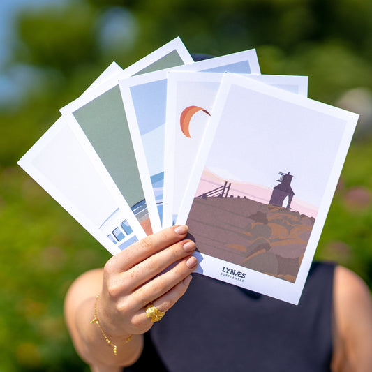 Lynæs Surfcenter Postcard 5-Pack